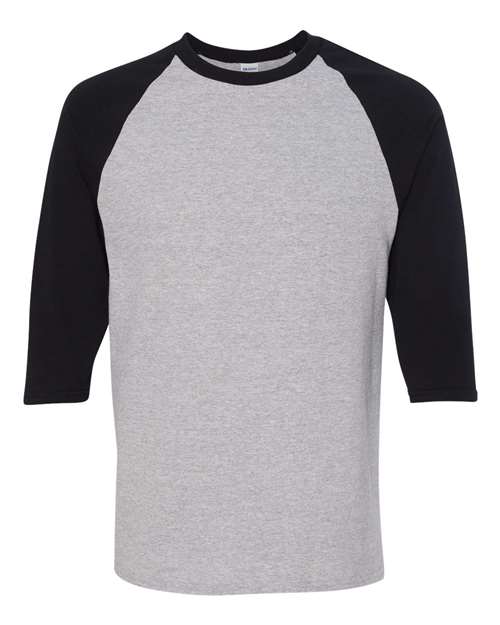 Heavy Cotton Raglan Three-Quarter Sleeve T-Shirt